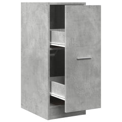 vidaXL Apothecary Cabinet Concrete Grey 30x41x77,5 cm Engineered Wood 2