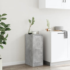 vidaXL Apothecary Cabinet Concrete Grey 30x41x77,5 cm Engineered Wood 3