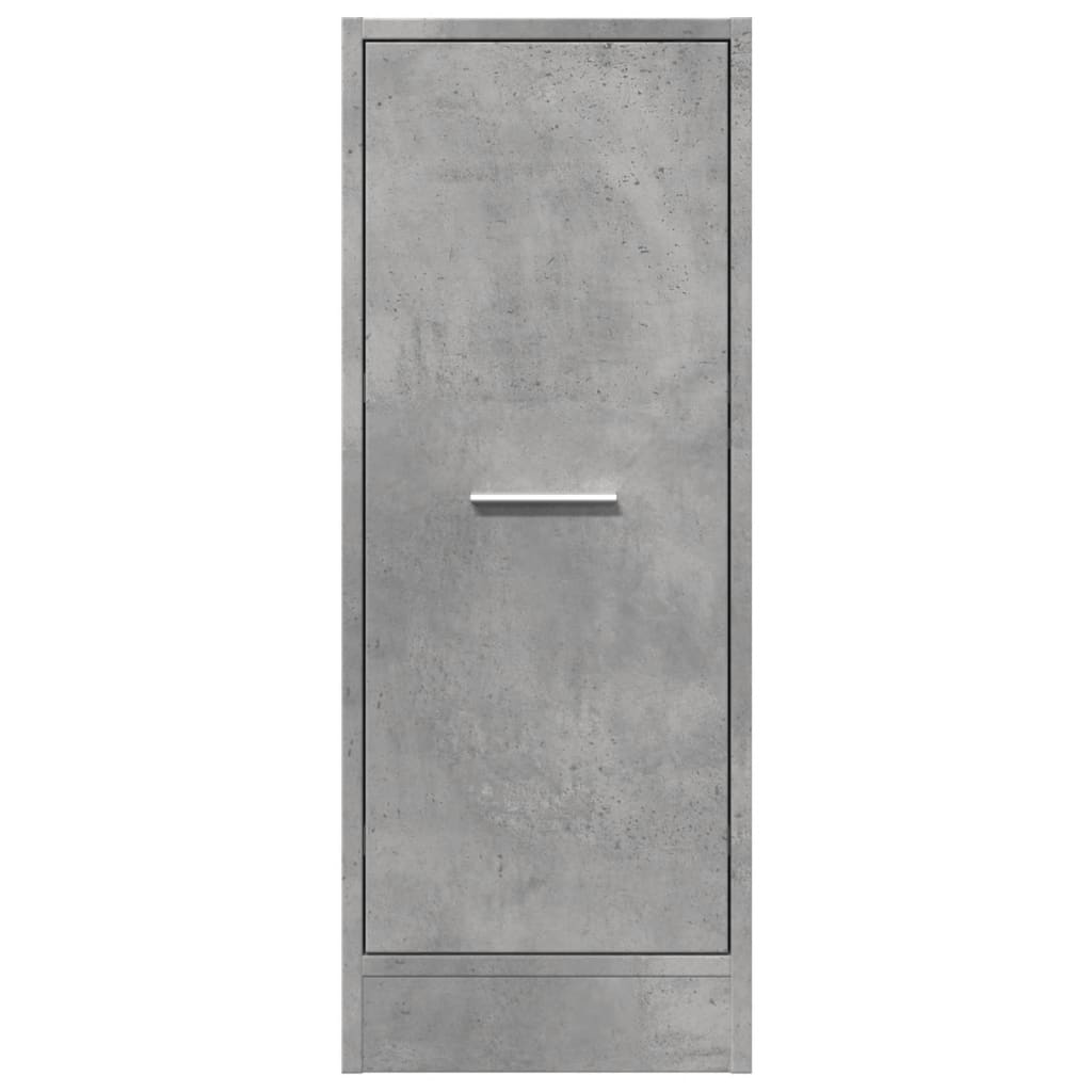 vidaXL Apothecary Cabinet Concrete Grey 30x41x77,5 cm Engineered Wood 5