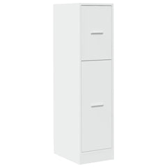 Apothecary Cabinet White Engineered Wood, image 4