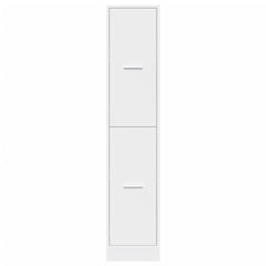 vidaXL Apothecary Cabinet White 30x41x144,5 cm Engineered Wood 5