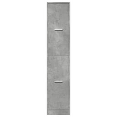 vidaXL Apothecary Cabinet Concrete Grey 30x41x144,5 cm Engineered Wood 5