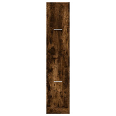 vidaXL Apothecary Cabinet Smoked Oak 30x41x144,5 cm Engineered Wood 5