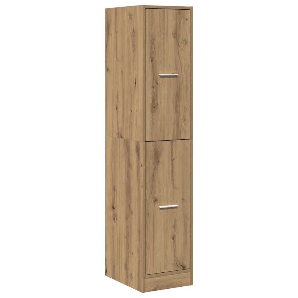 vidaXL Apothecary Cabinet Artisian Oak 30x41x144,5 cm Engineered Wood 4