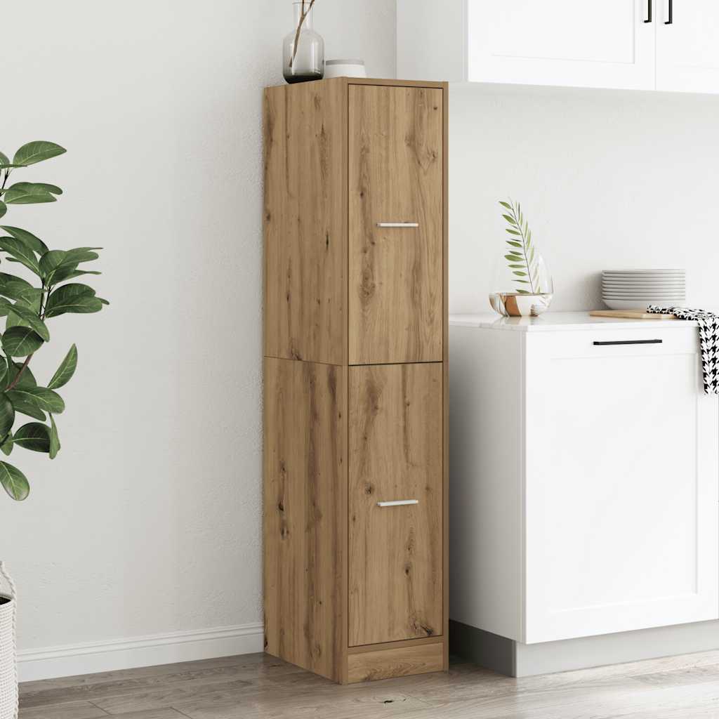 vidaXL Apothecary Cabinet Artisian Oak 30x41x144,5 cm Engineered Wood 1