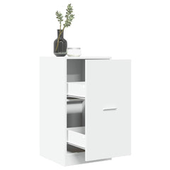 vidaXL Apothecary Cabinet White 40x41x77,5 cm Engineered Wood 1
