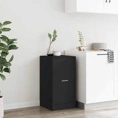 vidaXL Apothecary Cabinet Black 40x41x77,5 cm Engineered Wood 3