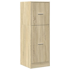 vidaXL Apothecary Cabinet Sonoma Oak 40x41x118 cm Engineered Wood 4