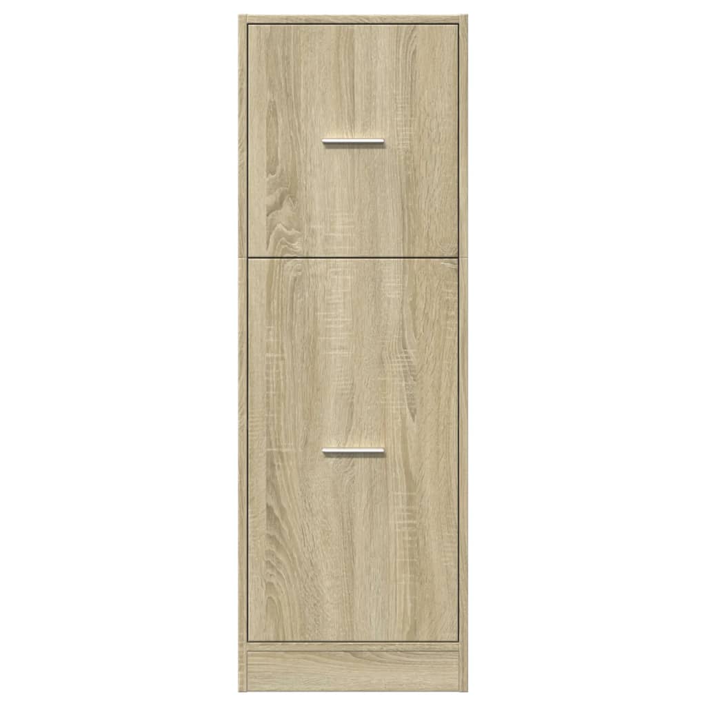 vidaXL Apothecary Cabinet Sonoma Oak 40x41x118 cm Engineered Wood 5