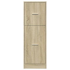 vidaXL Apothecary Cabinet Sonoma Oak 40x41x118 cm Engineered Wood 5