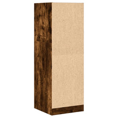 vidaXL Apothecary Cabinet Smoked Oak 40x41x118 cm Engineered Wood 6