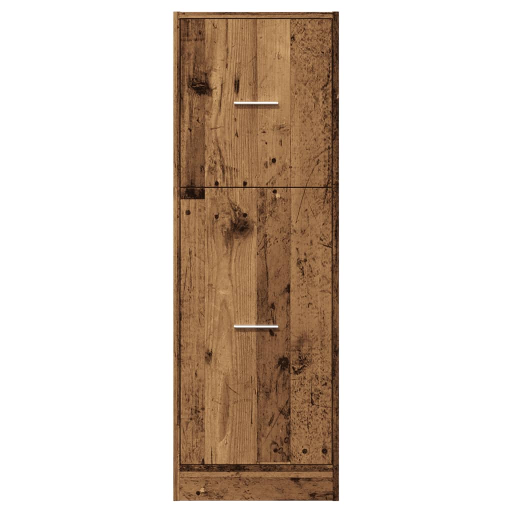 vidaXL Apothecary Cabinet Old Wood 40x41x118 cm Engineered Wood 5
