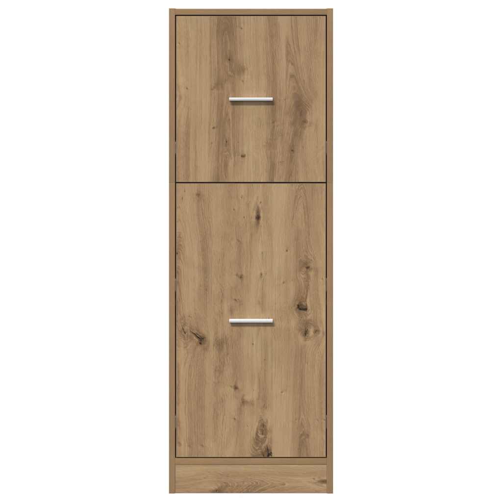 vidaXL Apothecary Cabinet Artisian Oak 40x41x118 cm Engineered Wood 6