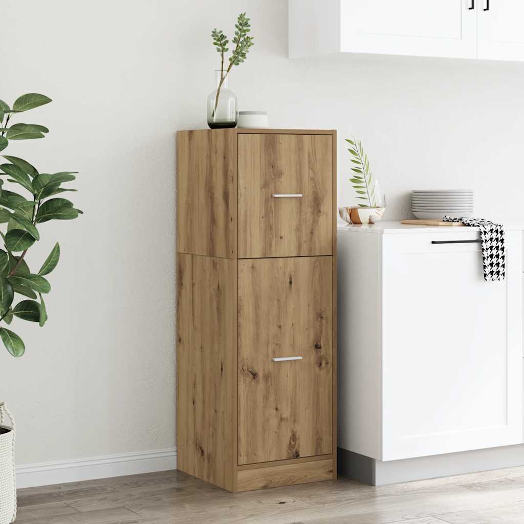 vidaXL Apothecary Cabinet Artisian Oak 40x41x118 cm Engineered Wood 1
