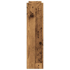 vidaXL Narrow Storage Trolley 4 Tier Old Wood Engineered Wood 5