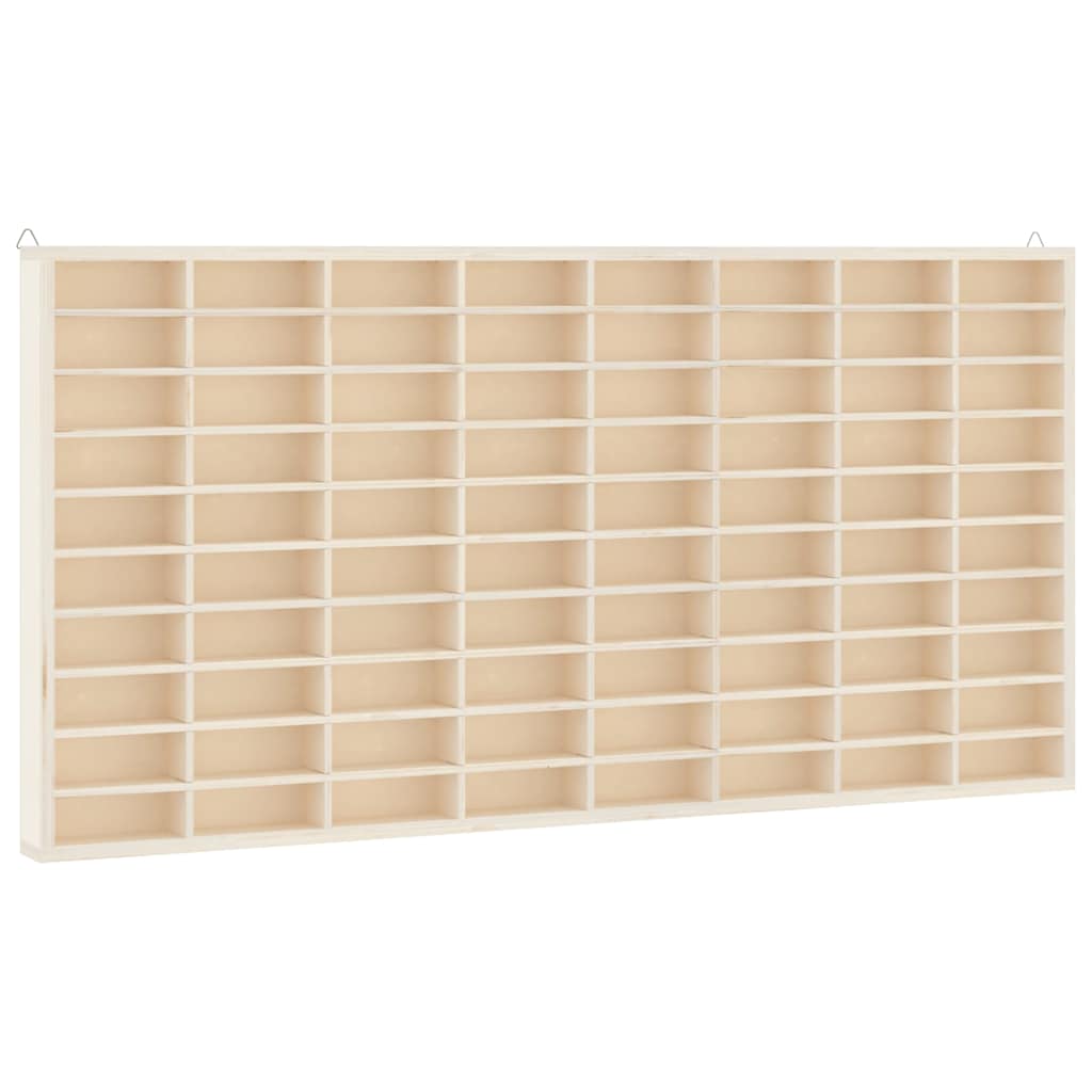 vidaXL Wooden Collector's Display Case with 80 Compartments 80x4.5x40.5cm 2