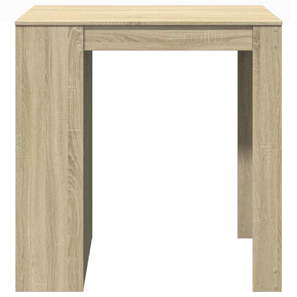 vidaXL Bar Table Sonoma Oak 102x70x103.5 cm Engineered Wood 5