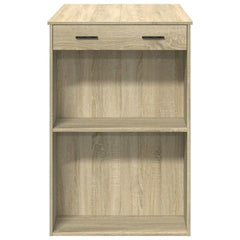 vidaXL Bar Table Sonoma Oak 102x70x103.5 cm Engineered Wood 6