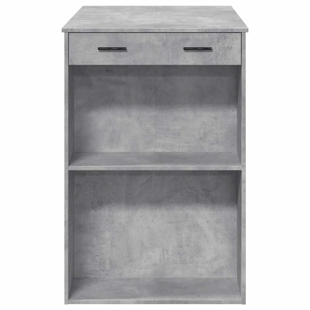 vidaXL Bar Table Concrete Grey 102x70x103.5 cm Engineered Wood 6