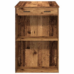 vidaXL Bar Table Old Wood 102x70x103.5 cm Engineered Wood 6