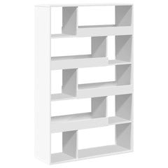 Bookcase 100x33x156.5 cm Engineered Wood White