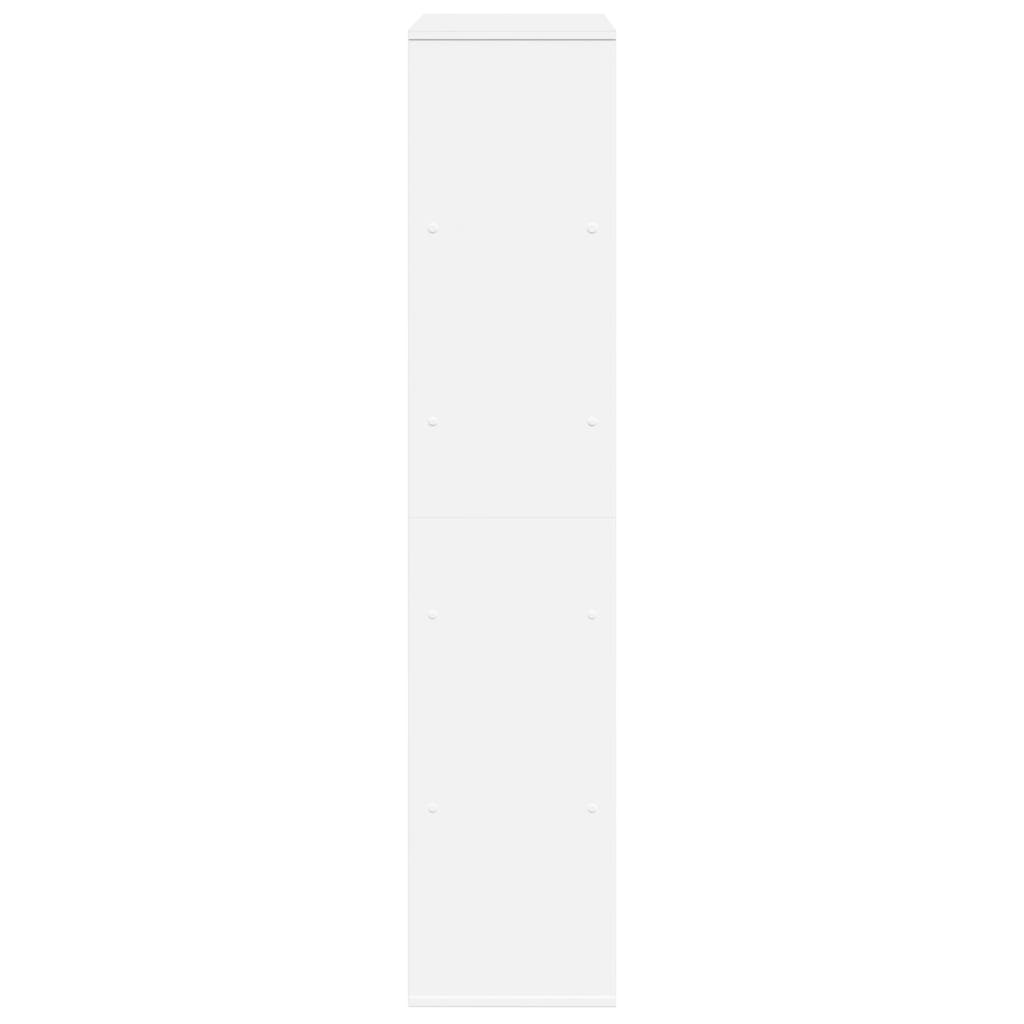 Bookcase 100x33x156.5 cm Engineered Wood White