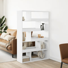 Bookcase 100x33x156.5 cm Engineered Wood White