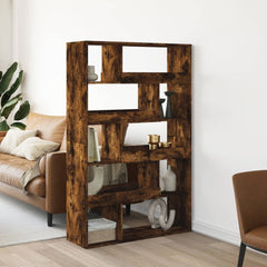Bookcase 100x33x156.5 cm Engineered Wood Smoked oak
