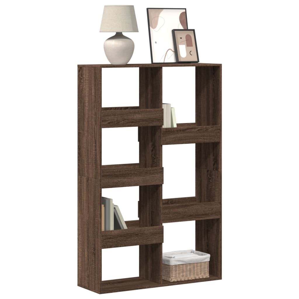 Bookcase 100x33x155.5 cm Engineered Wood Brown oak