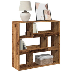 vidaXL Room Divider Old Wood 100x33x94.5 cm Engineered Wood 3