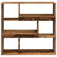 vidaXL Room Divider Old Wood 100x33x94.5 cm Engineered Wood 4
