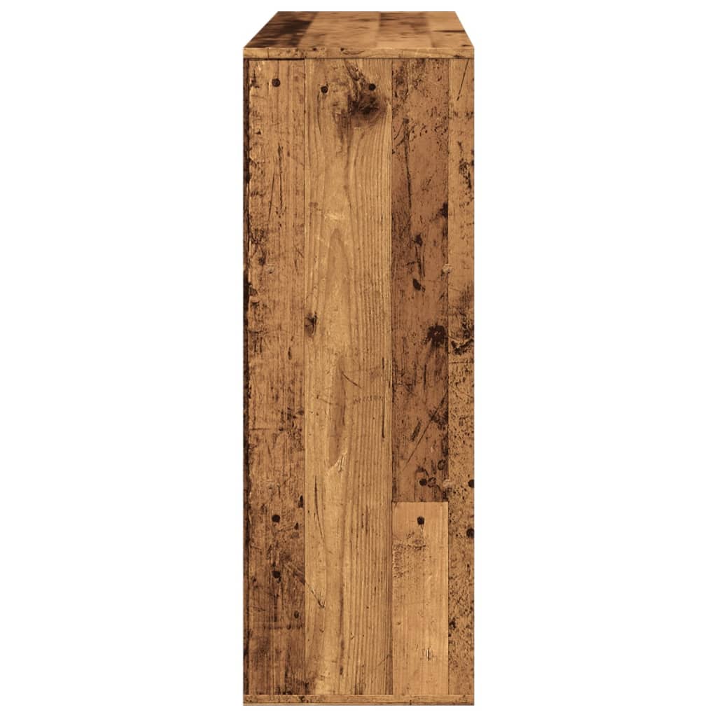 vidaXL Room Divider Old Wood 100x33x94.5 cm Engineered Wood 5