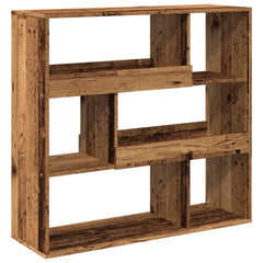 vidaXL Room Divider Old Wood 100x33x94.5 cm Engineered Wood 6