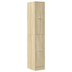 vidaXL Apothecary Cabinet Sonoma Oak 30x41x174,5 cm Engineered Wood 4