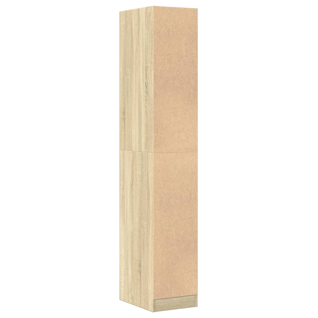 vidaXL Apothecary Cabinet Sonoma Oak 30x41x174,5 cm Engineered Wood 6