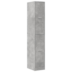vidaXL Apothecary Cabinet Concrete Grey 30x41x174,5 cm Engineered Wood 4