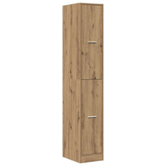 vidaXL Apothecary Cabinet Artisian Oak 30x41x174,5 cm Engineered Wood 4