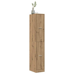 vidaXL Apothecary Cabinet Artisian Oak 30x41x174,5 cm Engineered Wood 5
