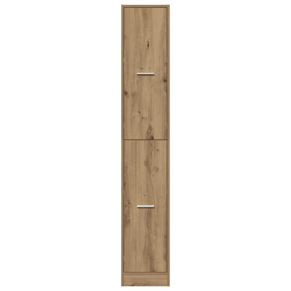 vidaXL Apothecary Cabinet Artisian Oak 30x41x174,5 cm Engineered Wood 6