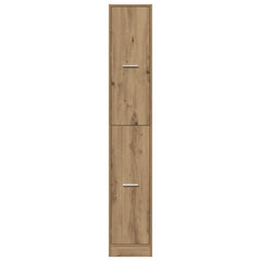 vidaXL Apothecary Cabinet Artisian Oak 30x41x174,5 cm Engineered Wood 6