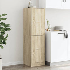 vidaXL Apothecary Cabinet Sonoma Oak 40x41x144,5 cm Engineered Wood 3