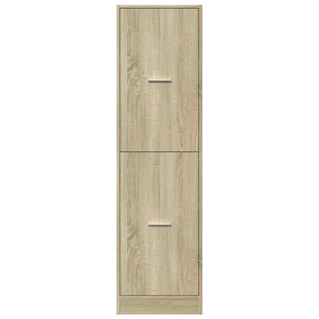 vidaXL Apothecary Cabinet Sonoma Oak 40x41x144,5 cm Engineered Wood 5