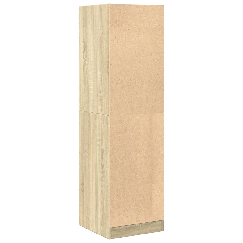 vidaXL Apothecary Cabinet Sonoma Oak 40x41x144,5 cm Engineered Wood 6