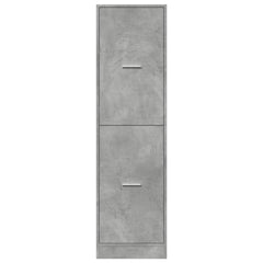 vidaXL Apothecary Cabinet Concrete Grey 40x41x144,5 cm Engineered Wood 5