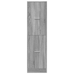 vidaXL Apothecary Cabinet Grey Sonoma 40x41x144,5 cm Engineered Wood 5