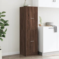vidaXL Apothecary Cabinet Brown Oak 40x41x144,5 cm Engineered Wood 3