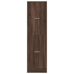 vidaXL Apothecary Cabinet Brown Oak 40x41x144,5 cm Engineered Wood 5