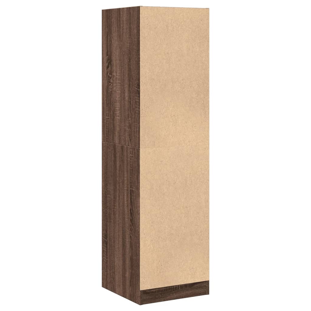 vidaXL Apothecary Cabinet Brown Oak 40x41x144,5 cm Engineered Wood 6