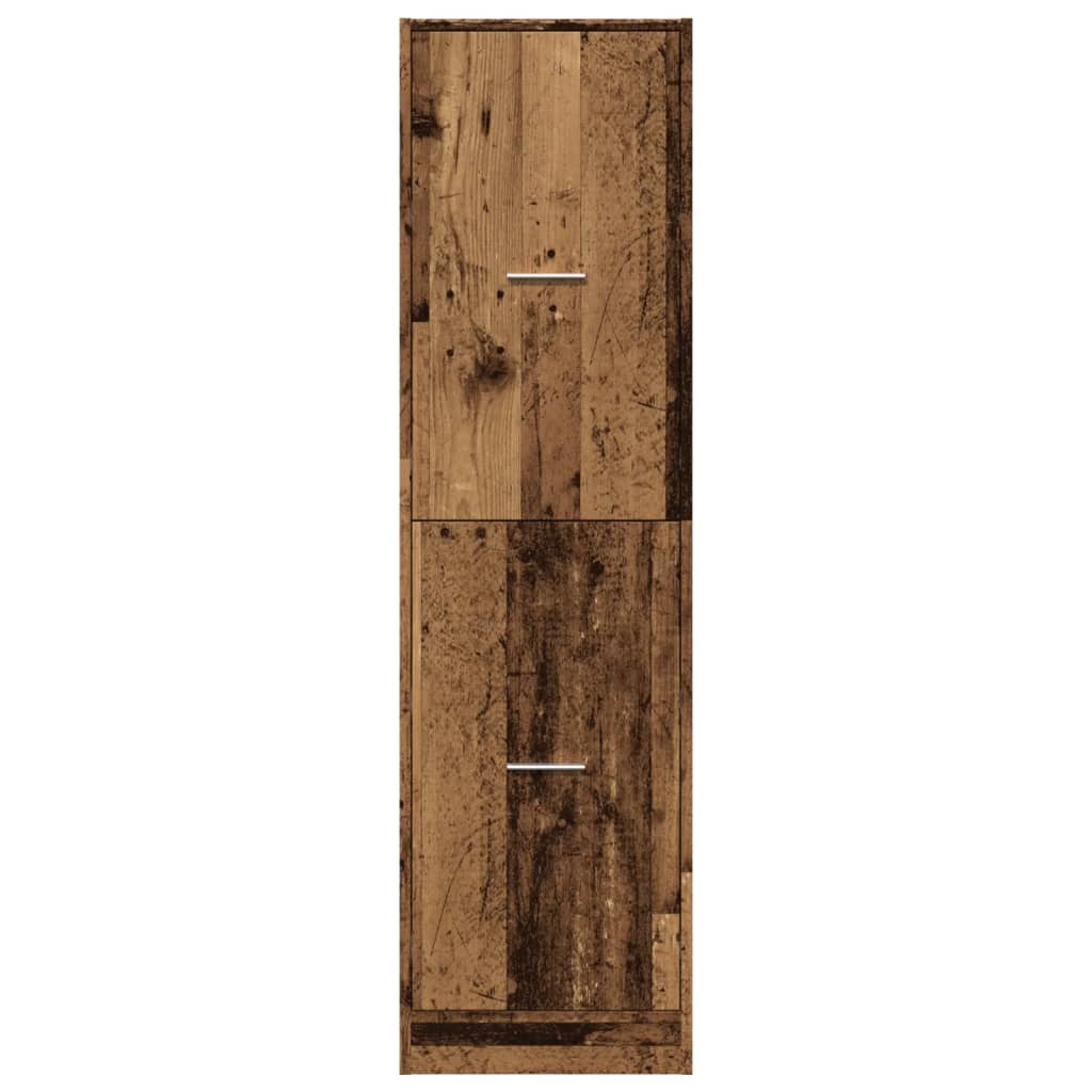 vidaXL Apothecary Cabinet Old Wood 40x41x144,5 cm Engineered Wood 5