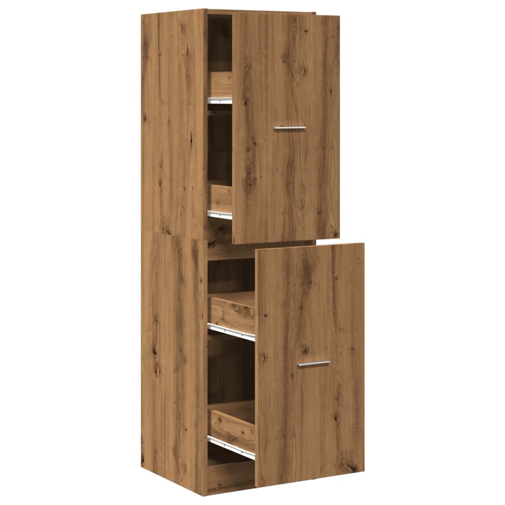 vidaXL Apothecary Cabinet Artisian Oak 40x41x144,5 cm Engineered Wood 2